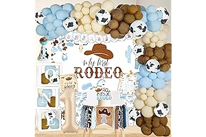 Cowboy 1st Birthday Party Decorations, My First Rodeo Birthday Party Supplies