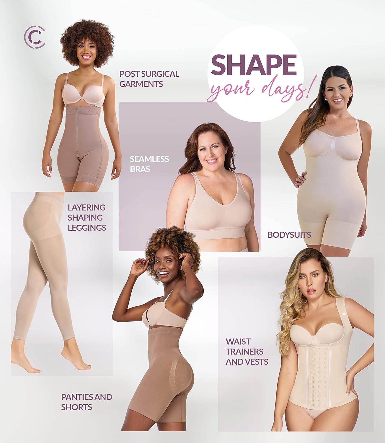 CURVEEZ High-Waisted Shapewear for Women, Tummy Control Compression Leggings with Thong, Butt Lifting Body Shaper, Seamless - Image 7