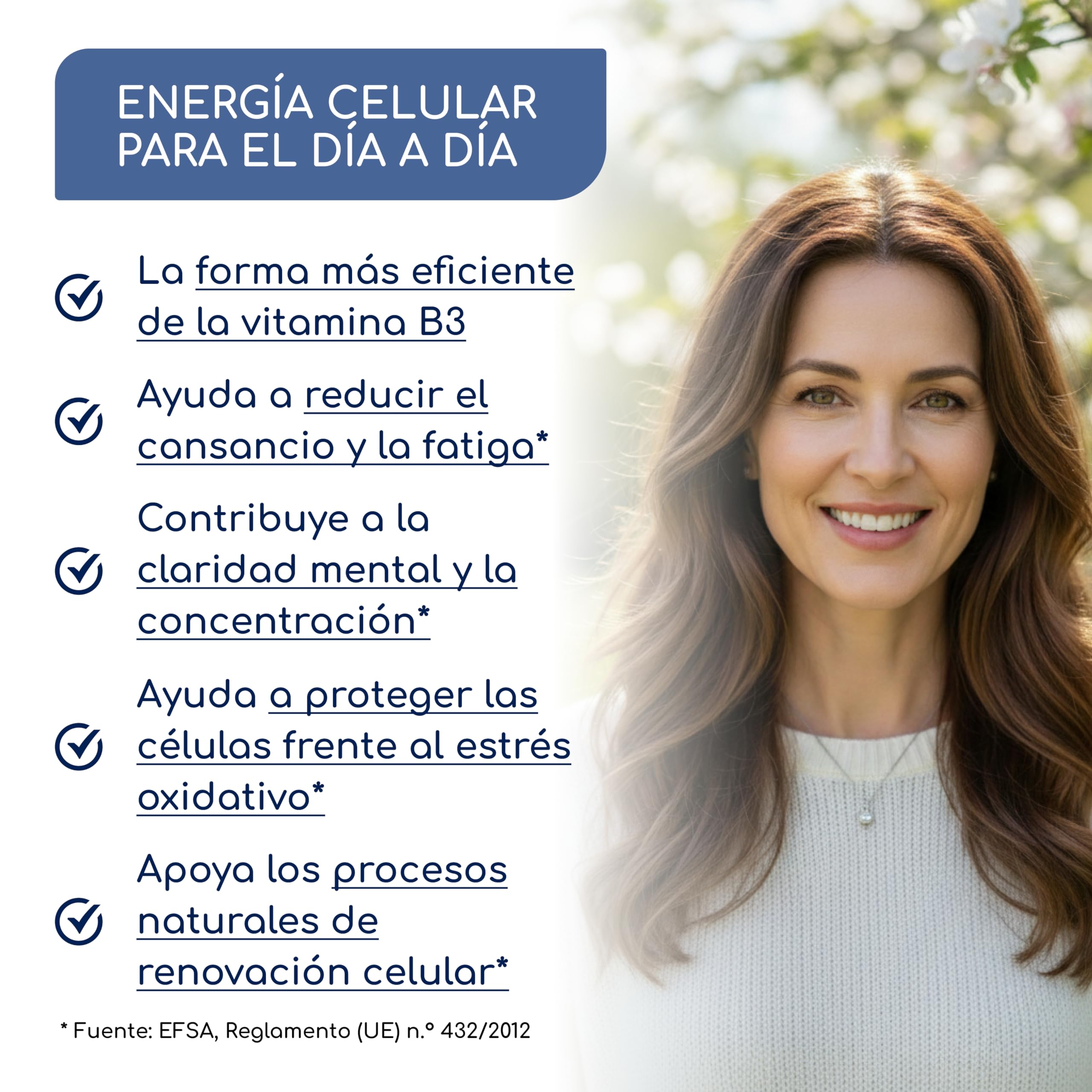 El suplemento RAIBU 100% Pure NAD+ en su formato de 120 cápsulas, ofreciendo un suministro de cuatro meses.