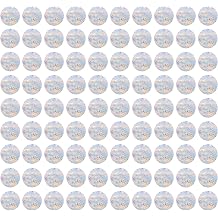 90 Pcs Circle Window Decals to Prevent Bird Strikes - Anti-Collision Window Stickers for Birds, Rainbow Vinyl Suncatcher Stickers, Reusable Static Clings for Bird Window Deterrent