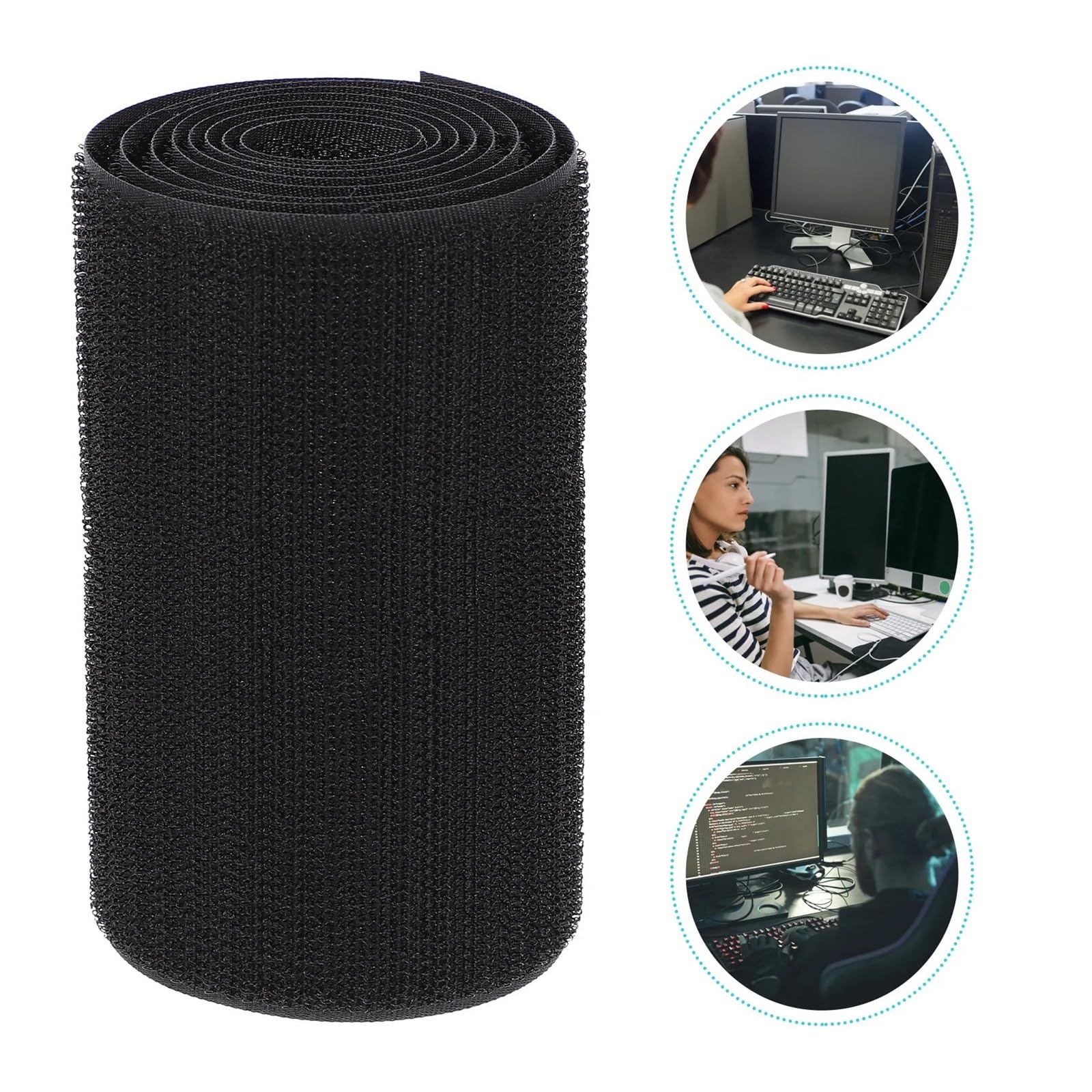 1 unidad/12,0 m Protector de Cable Suelo Cubierta cordón poliéster Reutilizable para Bricolaje Herramientas