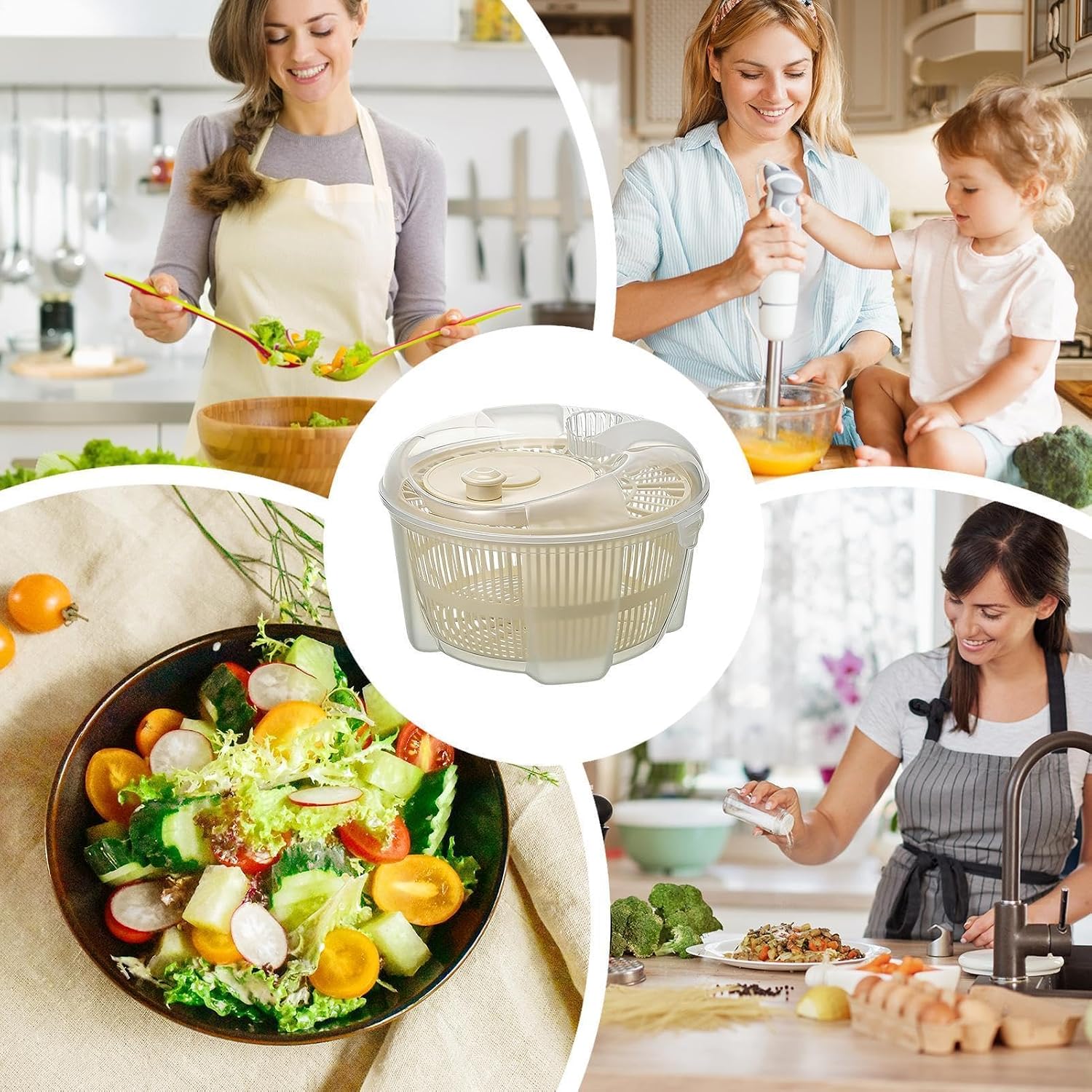 Salad Dryer Dehydrators Fruit Bowl