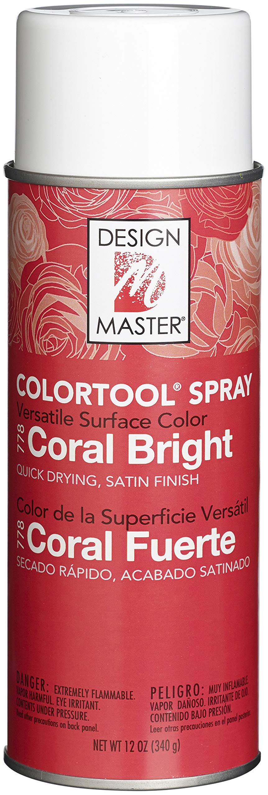 Design Master 778 Spray Paint, Coral Bright