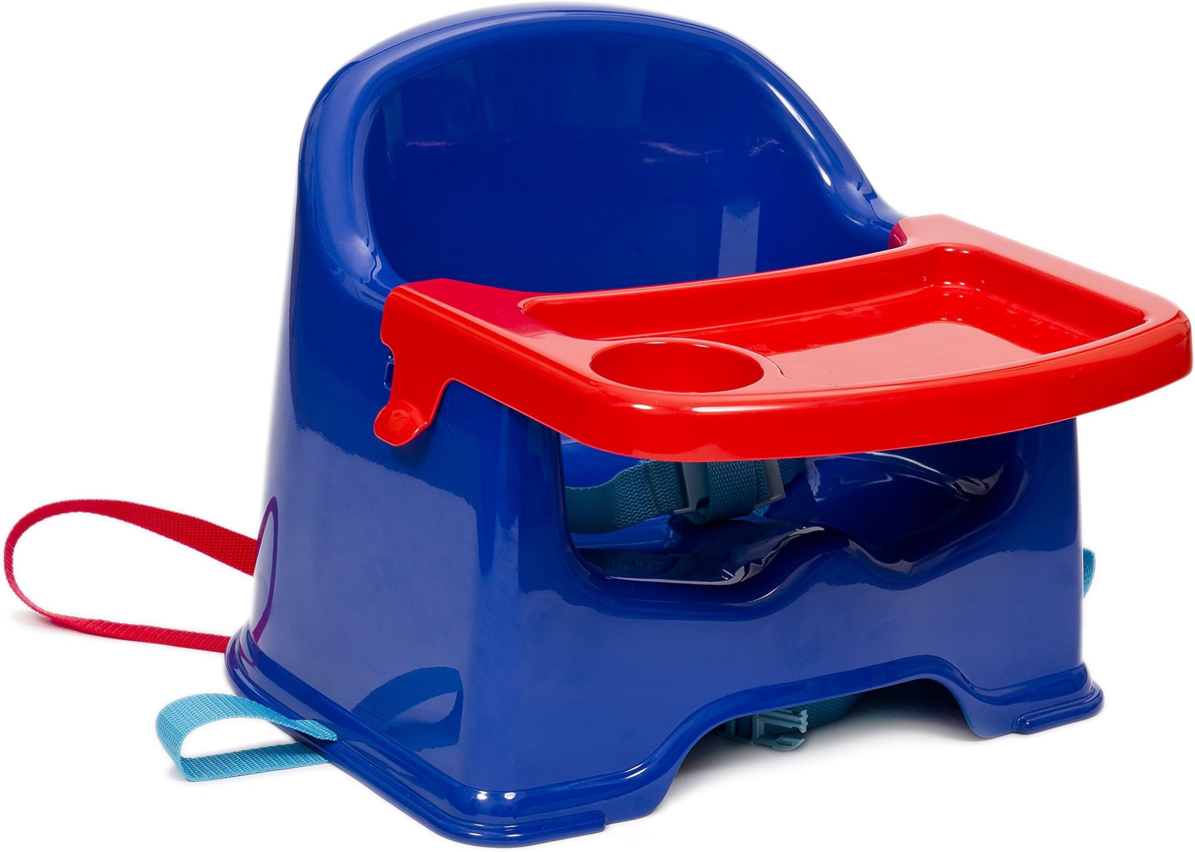 Kiddywinks Booster Seat with Tray (Blue with red)