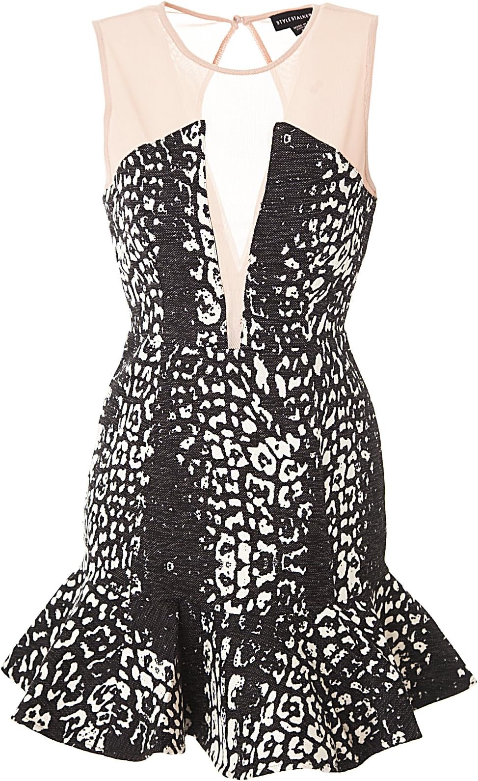 Style Stalker Women's Fit & Flare Mini leopard Print XS