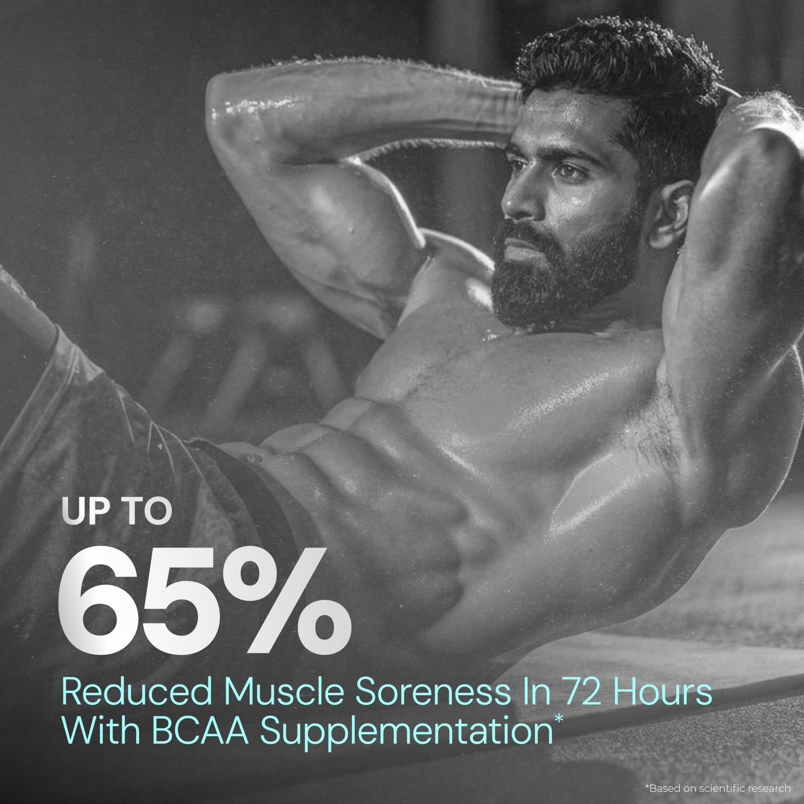 Nutrabay Pure BCAA 2:1:1-5000 mg Vegan BCAAs, Intra/Post Workout Energy Drink for Muscle Recovery & Endurance - 250g Unflavoured 2