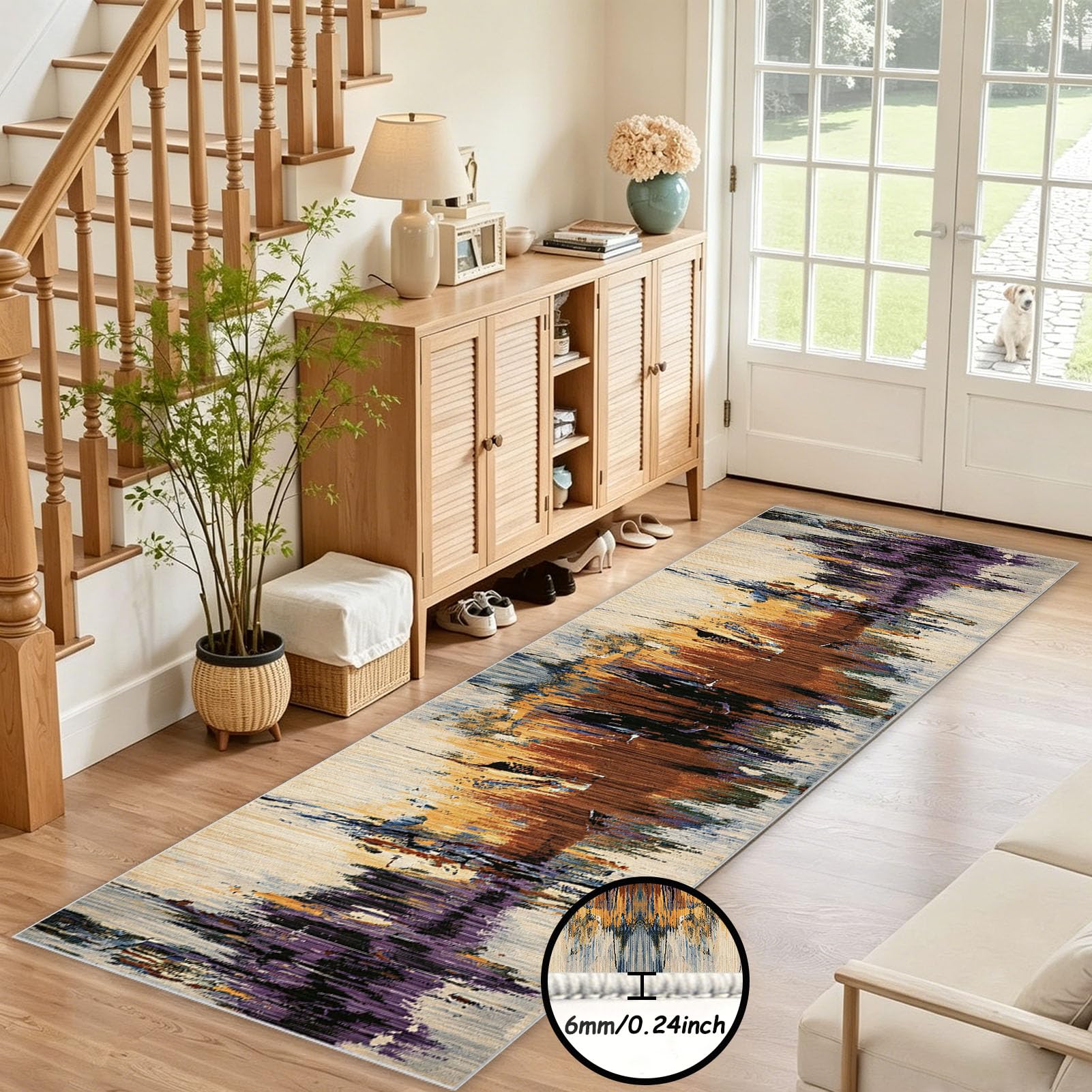 Dywan do przedpokoju można prać w pralce 50 x 250 cm