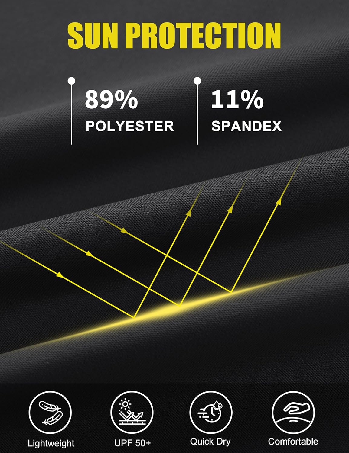 MAGCOMSEN Women's Golf Shirts Short Sleeve Polo UPF 50+ V Neck Collared Tops Quick Dry Tennis Athletic T Shirts - Image 5