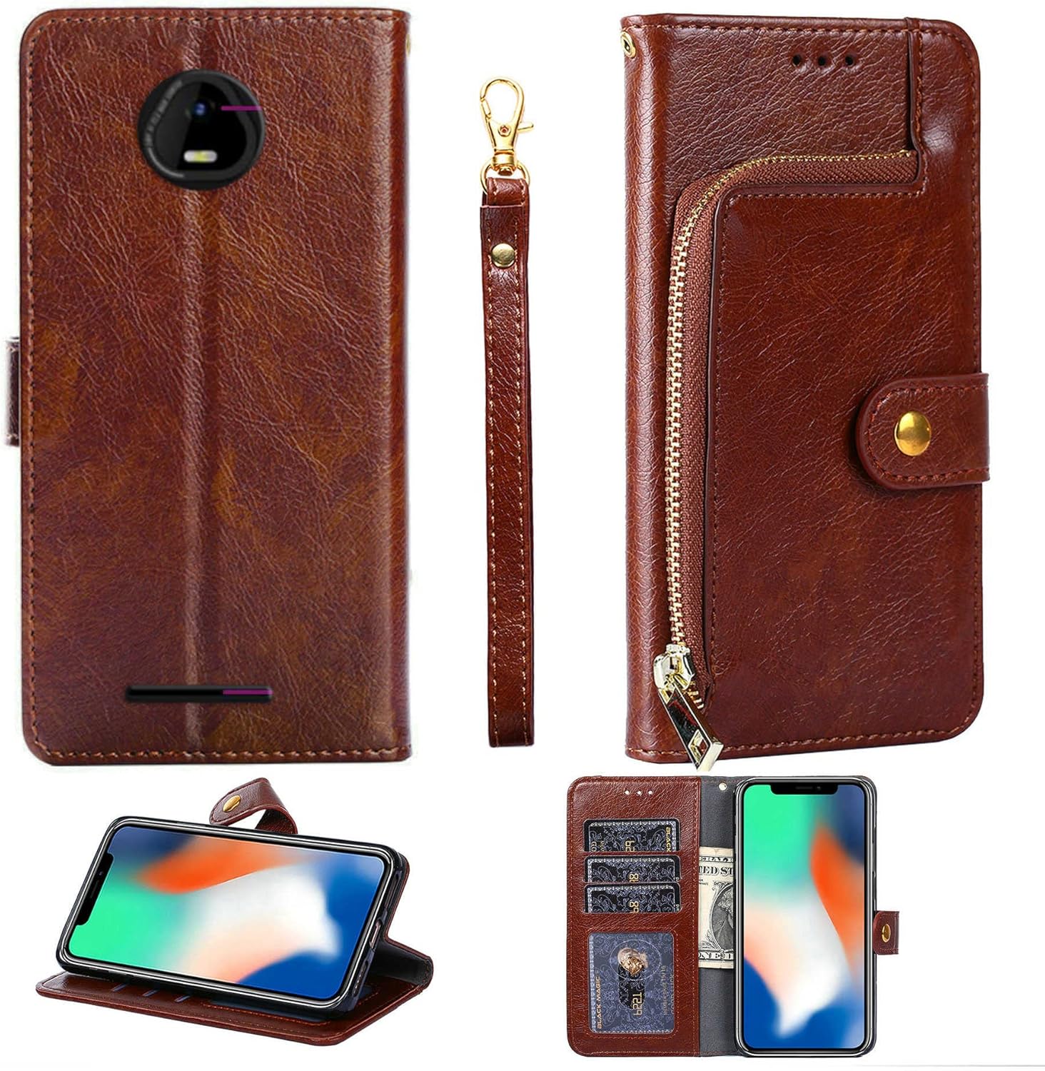 jioeuinly Flip Case for SCHOK Volt SV55 SV55216 Case Phone