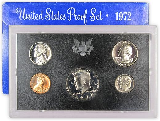 1972 Clad Proof Set U.S. Mint Original Government Packaging OGP