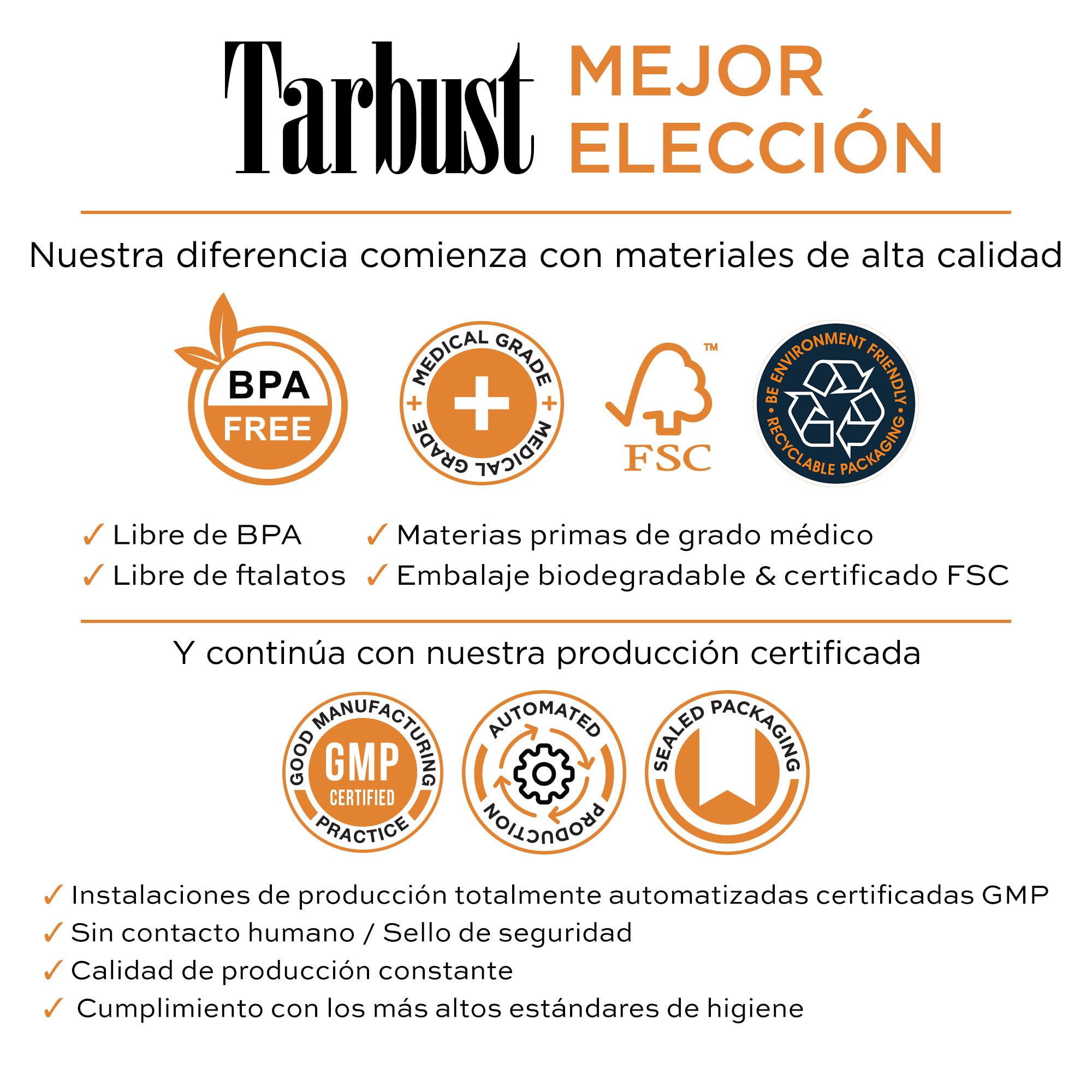 Tarbust 1200 Filtros Tabaco para Cigarillos Tamaño Normal 7.65-7.90 mm