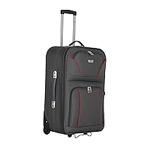 Verage – Classico – Polyester 57 cm / 20″ Cabin Size/Carry on Suitcase (VR8120W20GR) Grey