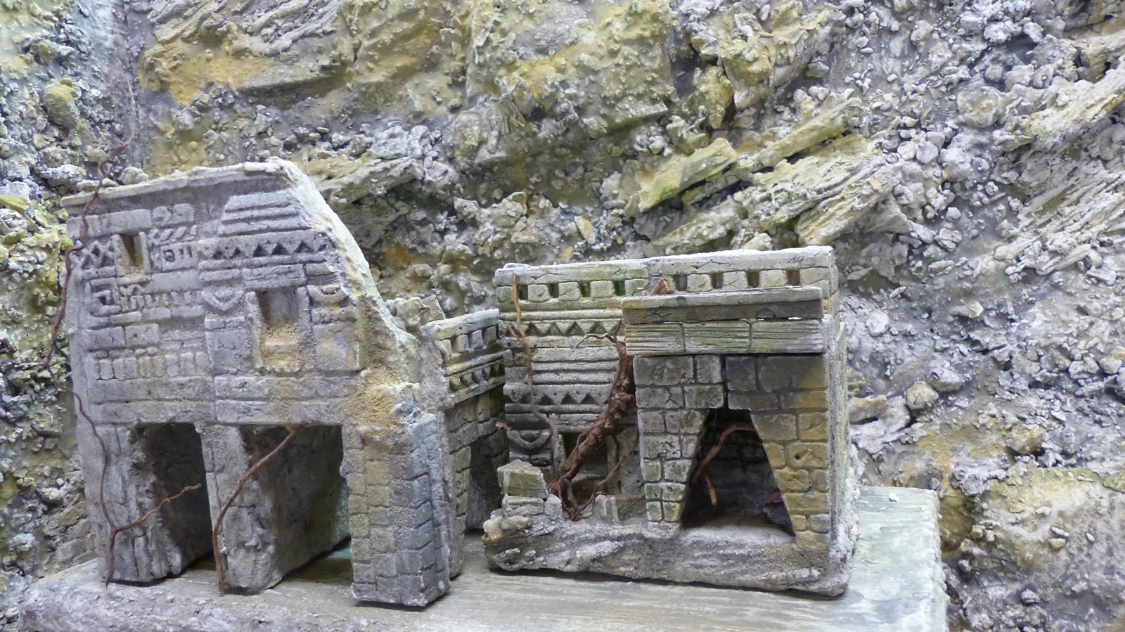 menta-modellbau Maya Terrarien Set, Terrarium Deko Themen Rückwand