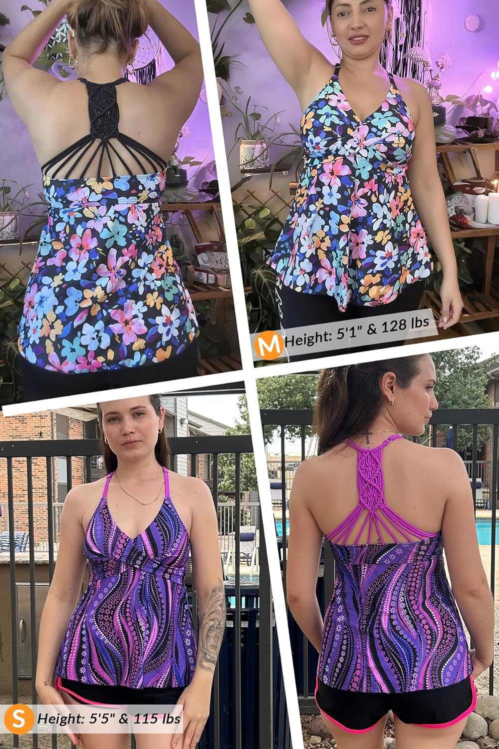 Women's Flowy Tankini Tops Only - Modest Bathing Suit Top Loose Fit Swimsuit Tops No Bottom 2025 - Image 5