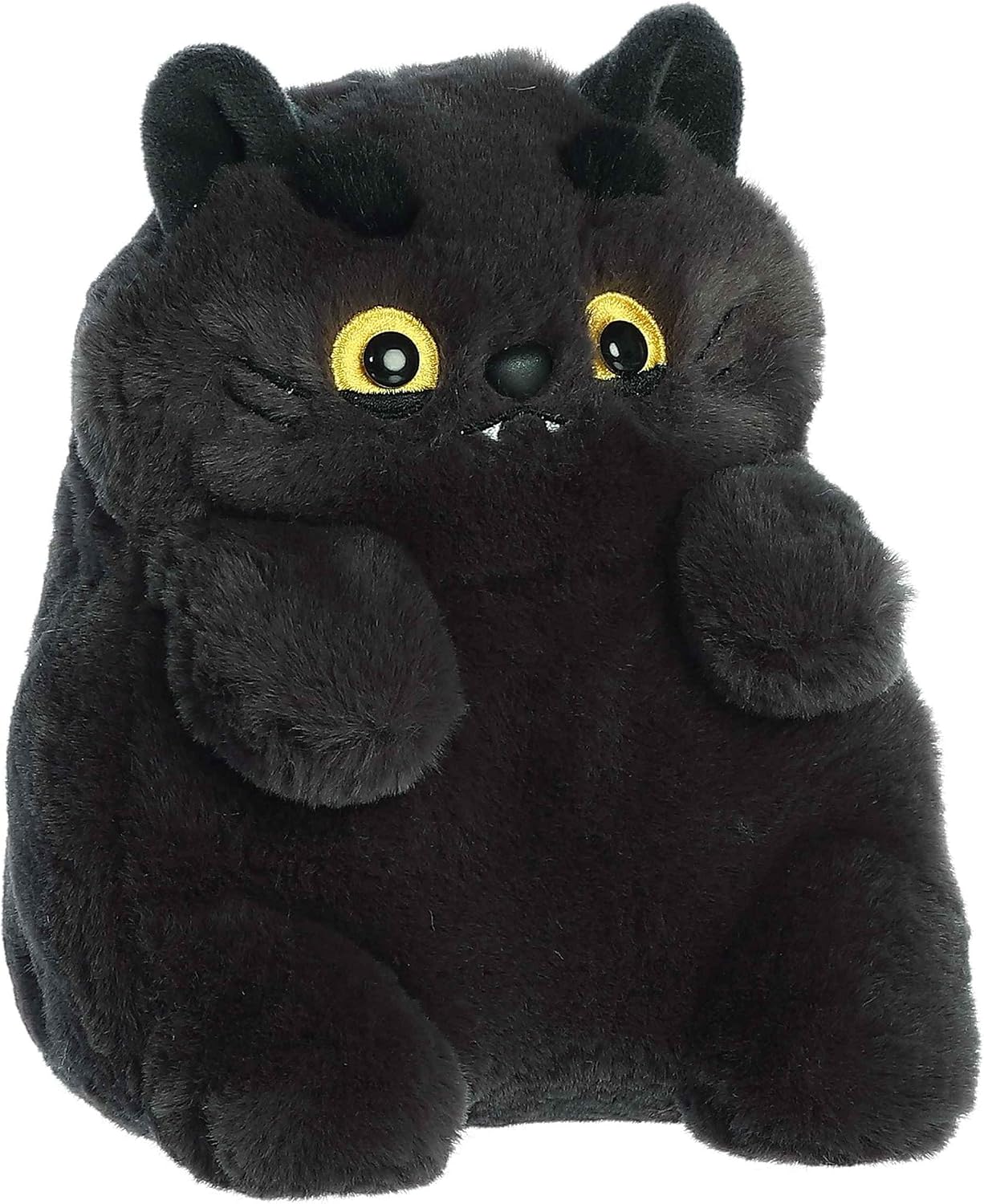 Aurora® Playful Mewmews™ Storm Stuffed Animal - Adorable Companions - Endless Play Possibilities - Black 7 Inches