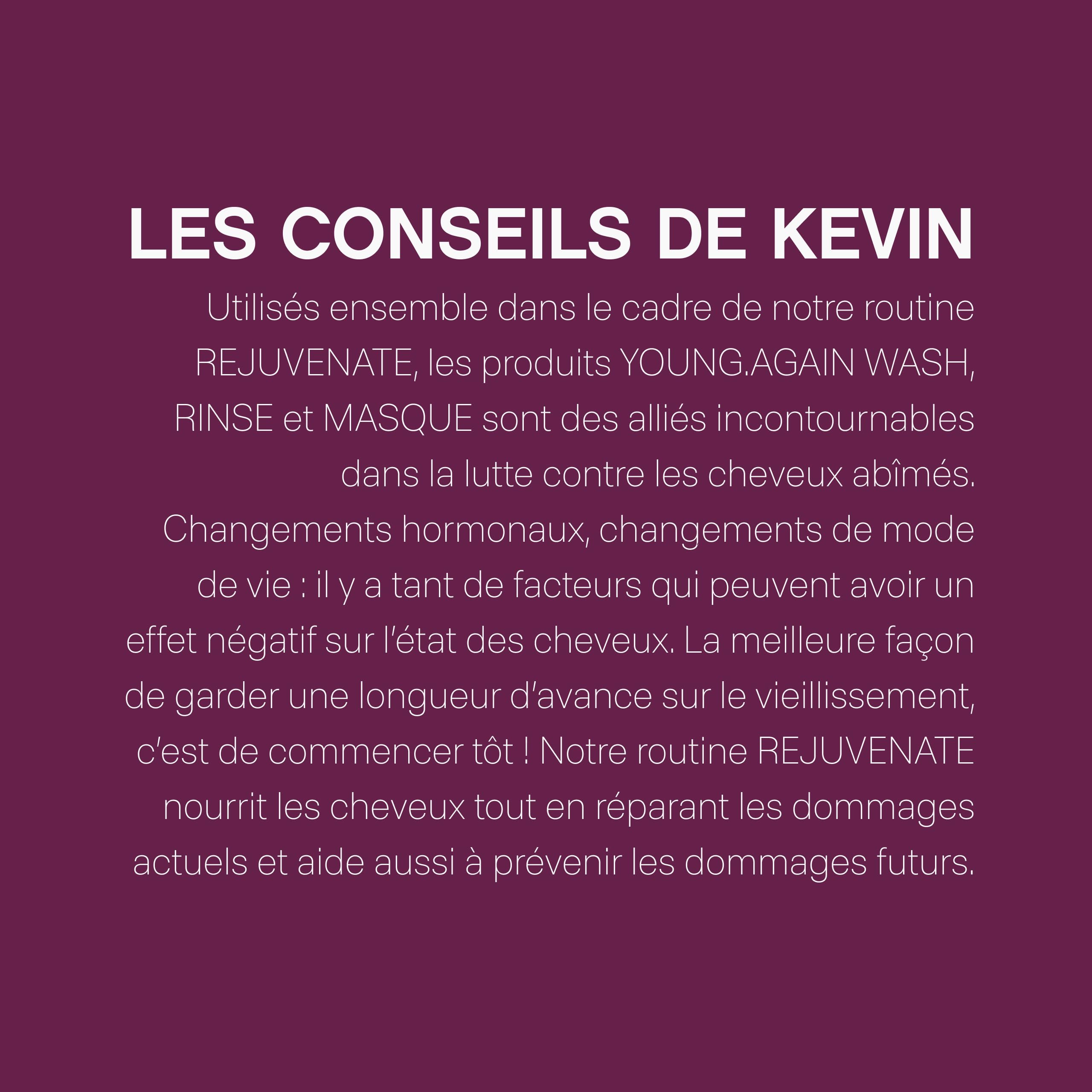 Kevin.Murphy Young.Again.Wash Shampoing Hydratant Réparateur, 250 ml