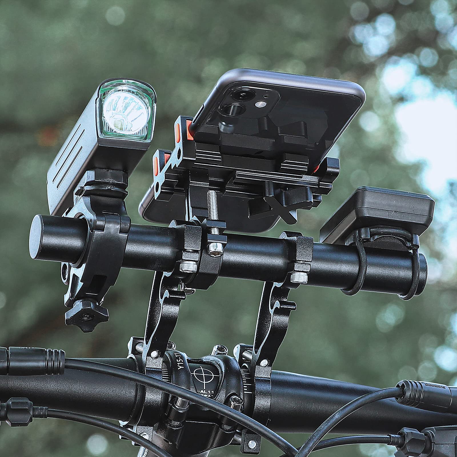 BRIGHTFUFU Fahrrad Lenker Extender – Z-förmige Verlängerung In Rot – Für Licht, Telefon, Tacho – Aus Alu, Leicht, Stabil – Für Rennrad & MTB BRIGHTFUFU Fahrrad Lenker Extender – Z-förmige Verlängerung In Rot – Für Licht, Telefon, Tacho – Aus Alu, Leicht, Stabil – Für Rennrad & MTB