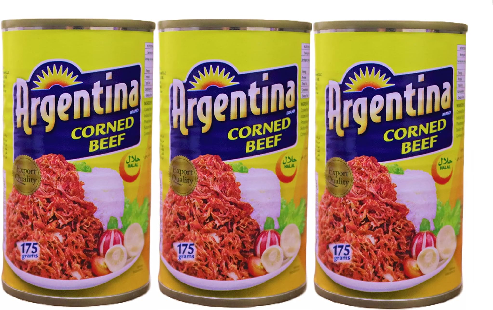 Argentina Corned Beef, 3 X 175 gm