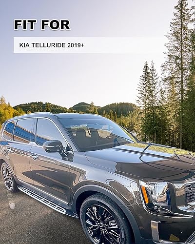 Miniatura 2 de Snailfly Estribos de carga de 500 libras para Kia Telluride LX EX S SX SX-P X-Line 2019-2025, escalón lateral resistente, sin taladrar