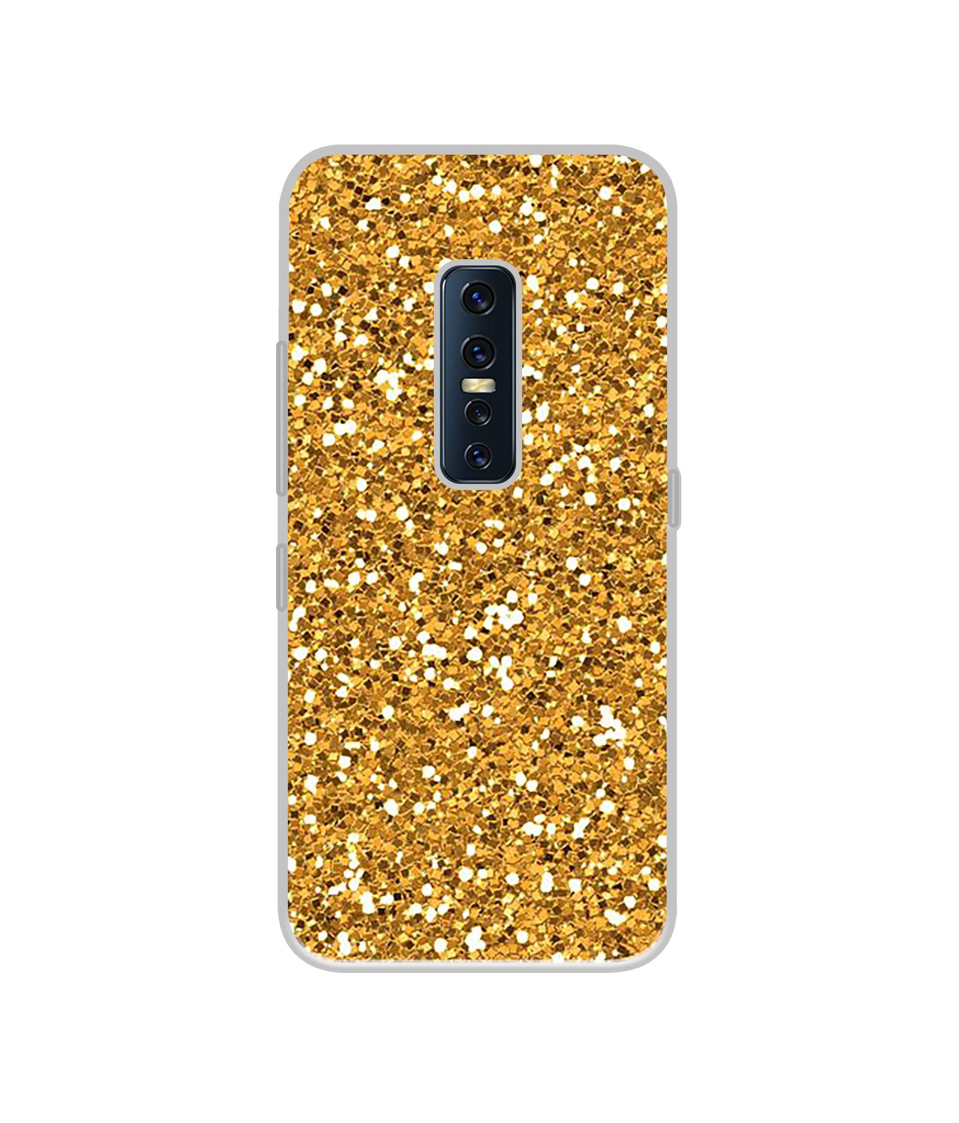 Amazon Brand - Solimo Designer Golden Sparkle UV Printed Soft Back Case Mobile Cover for Vivo V17 Pro (B0854C6H21) Amazon Price History, Amazon Price Tracker