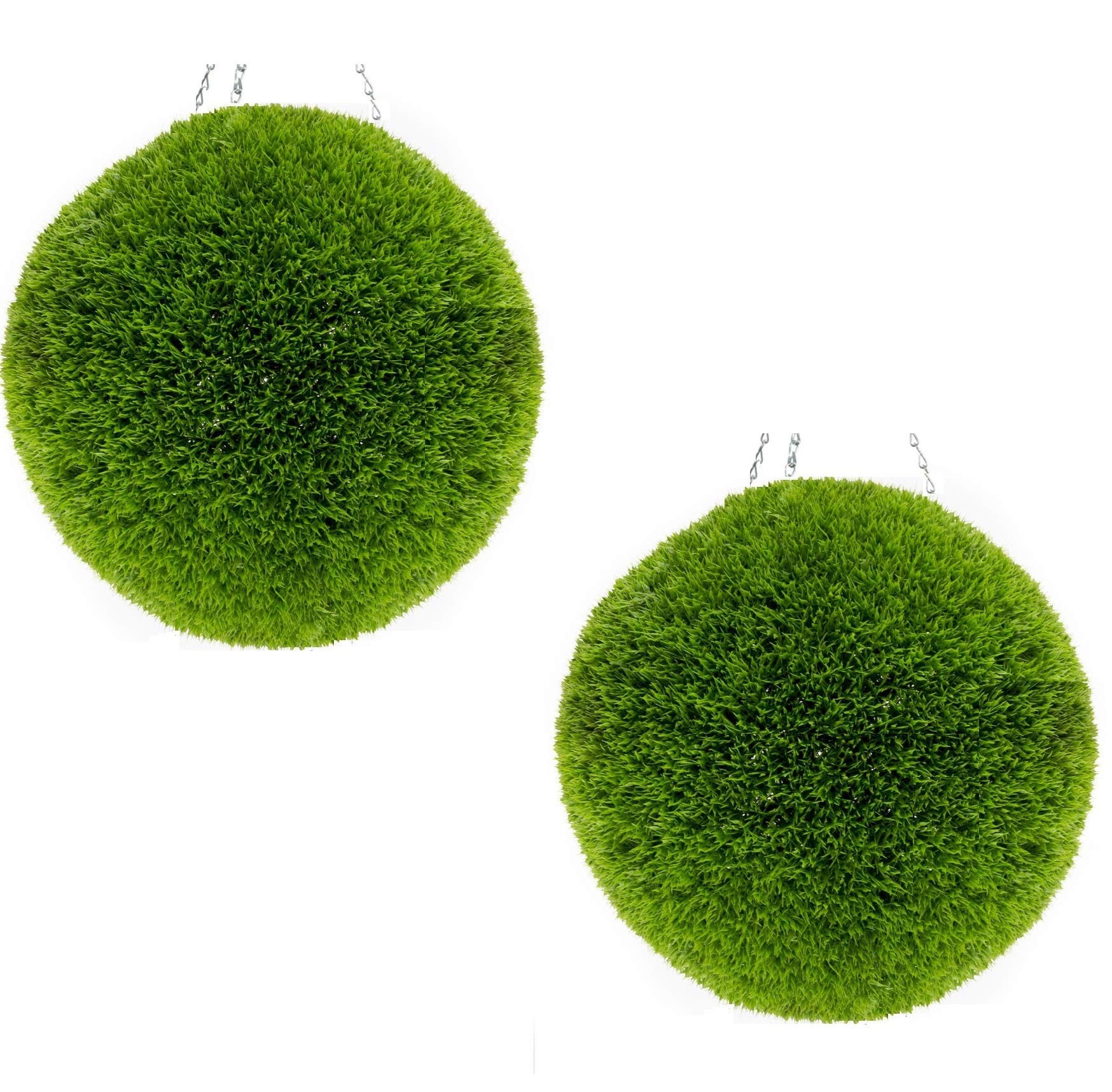 Primrose Artificial Grass Effect Topiary Ball 28cm Green