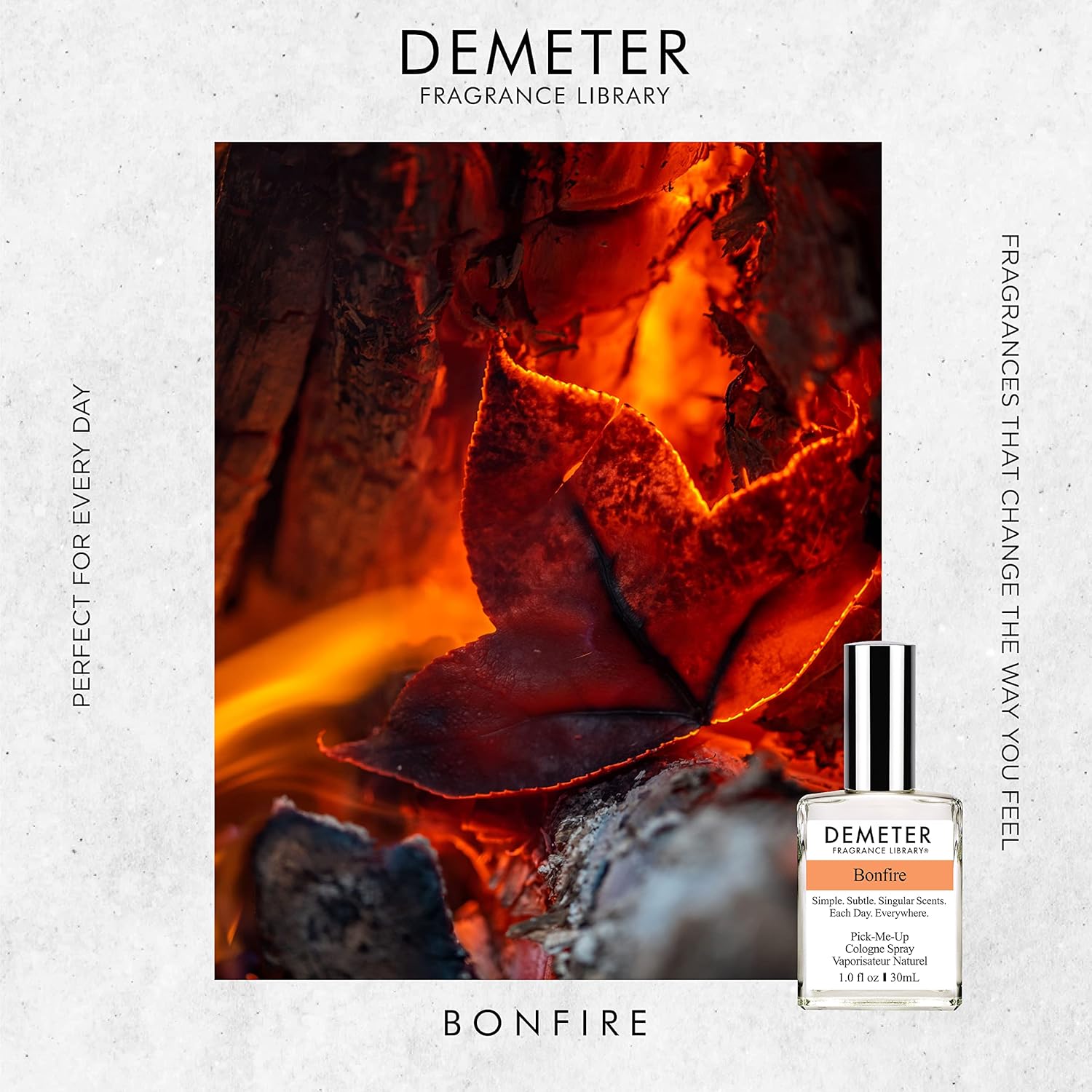 DEMETER Natural Perfume Spray Cologne for Women and Men, Bonfire, 1 oz - Image 3