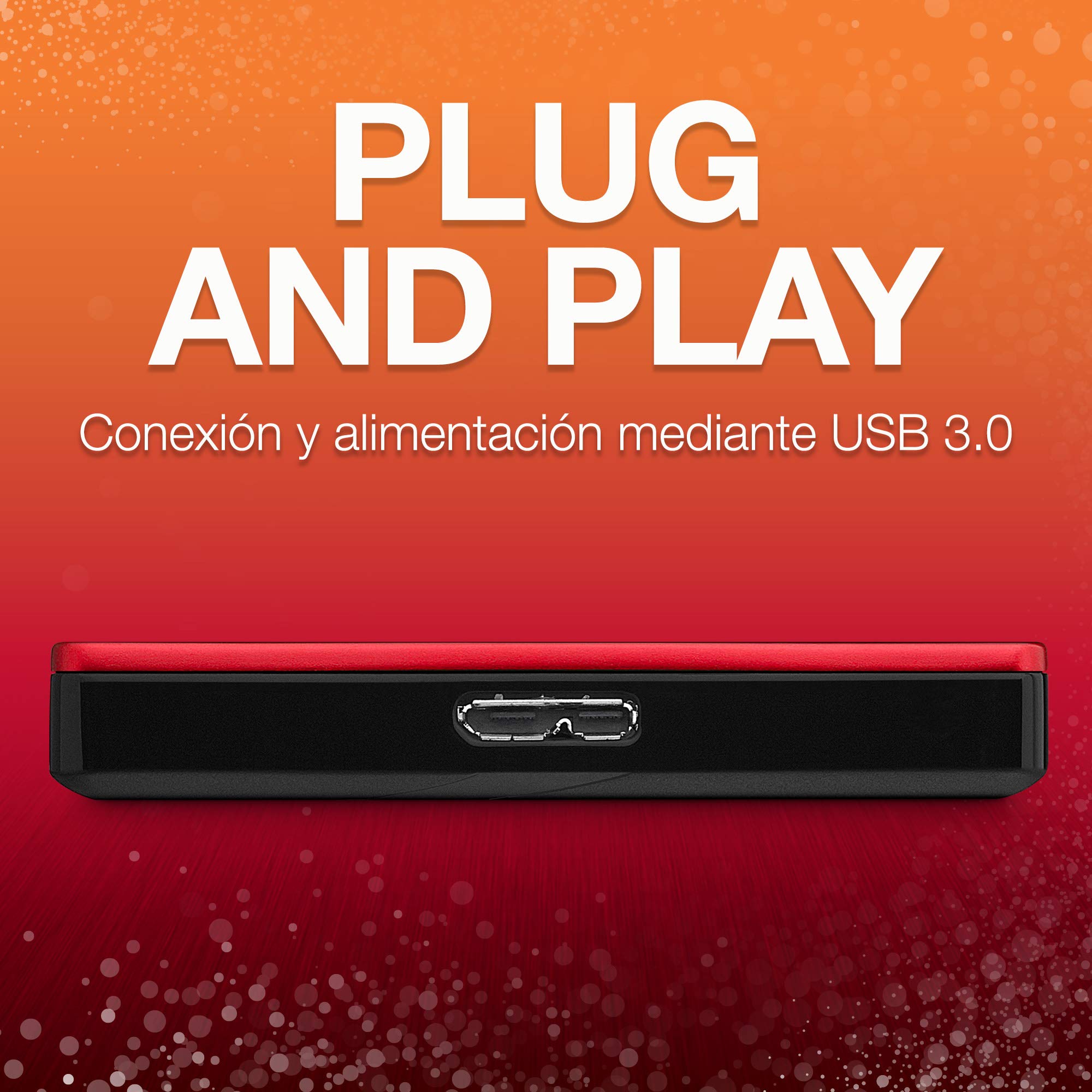 Seagate Backup Plus Portable Slim - Disco duro externo de 2 TB