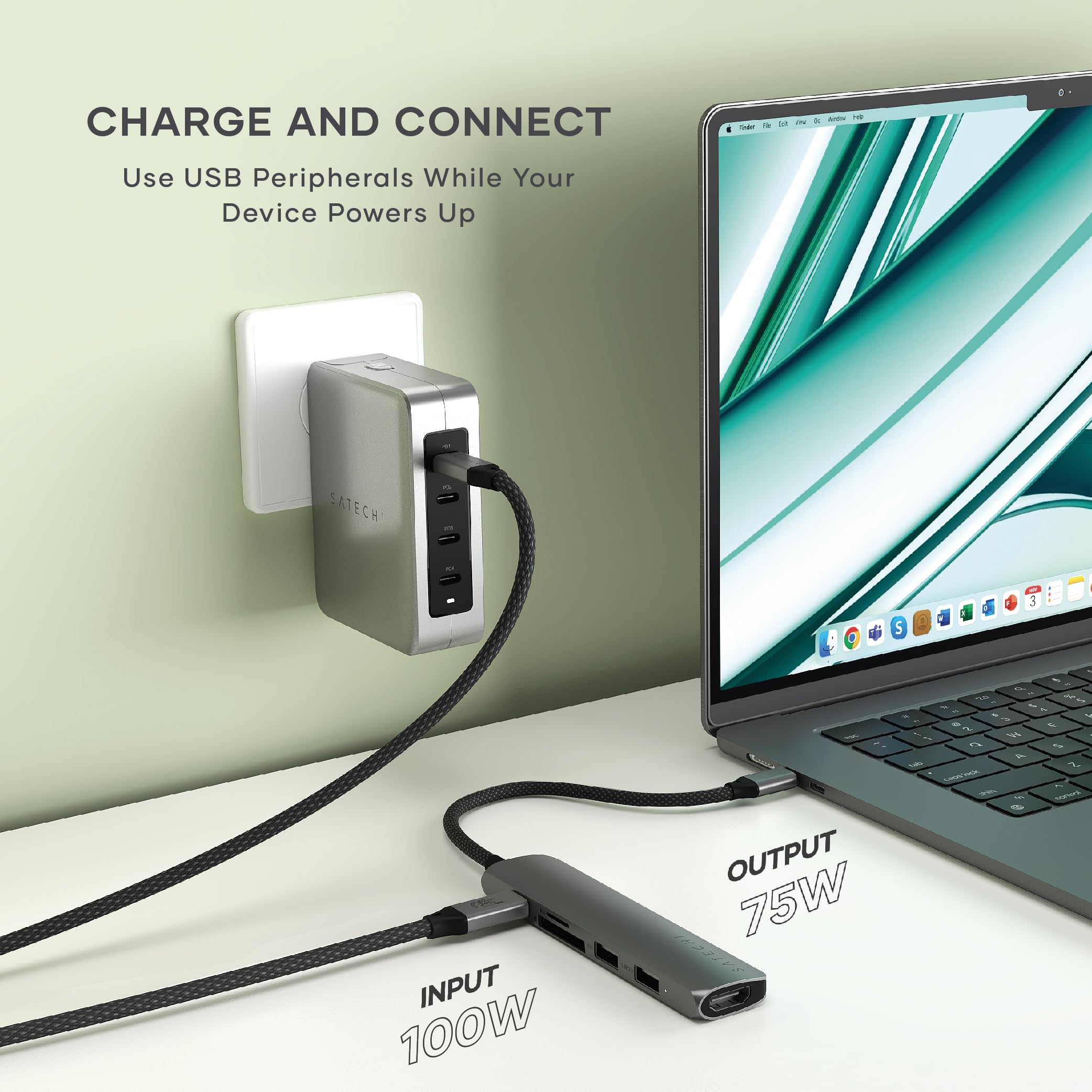 【新品】Satechi USBハブ Type-C USB4マルチハブ6-in-1 Amazon.com: Satechi 6 in 1 USB C Hub Multiport Adapter with