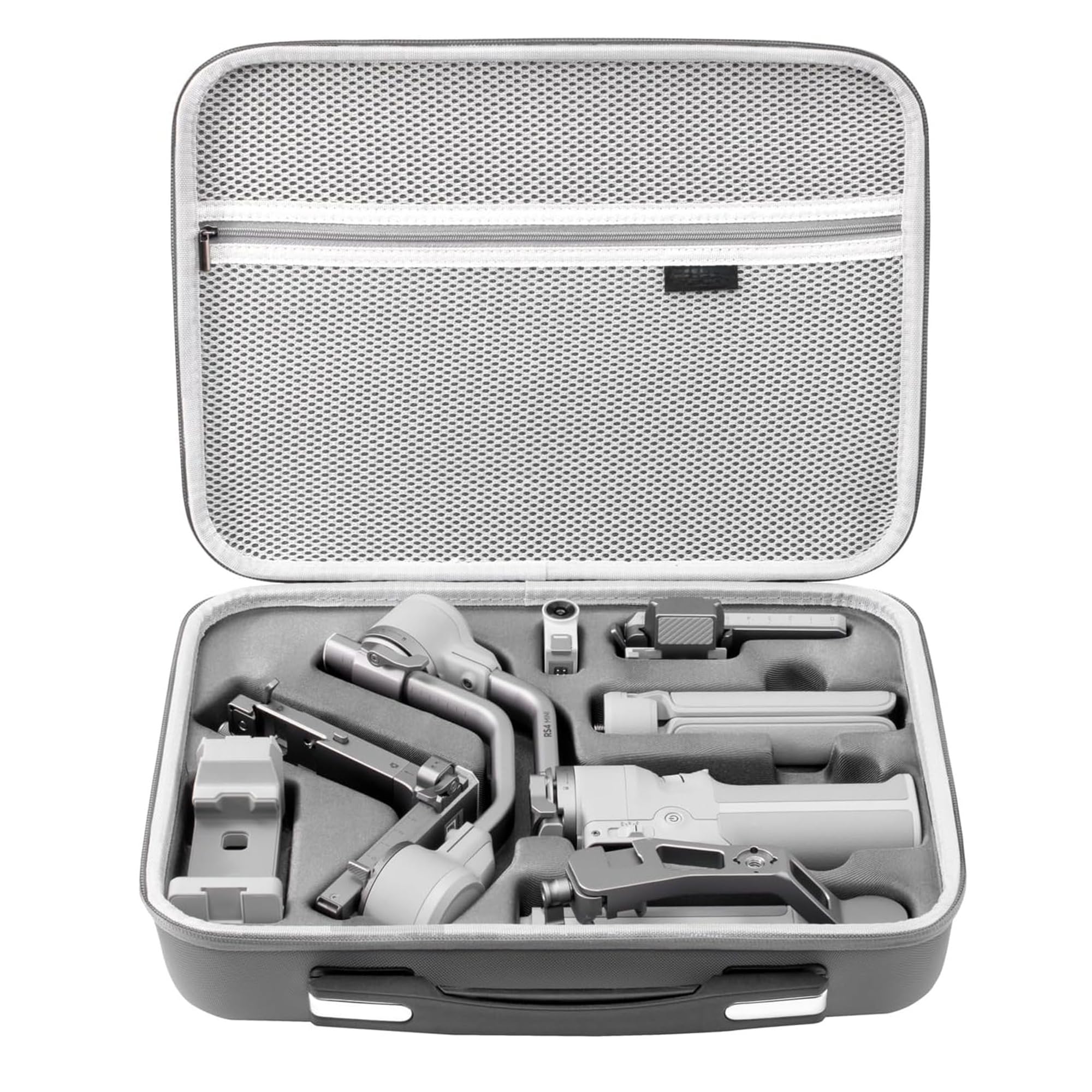 RS 4 Mini Tasche, PU-Leder Tragbare Aufbewahrung Umhängetasche Reisetasche Reise Aufbewahrungstasche mit Schultergurt für DJI Ronin RS4 Mini Combo, Gimbal Stabilisator und Zubehör