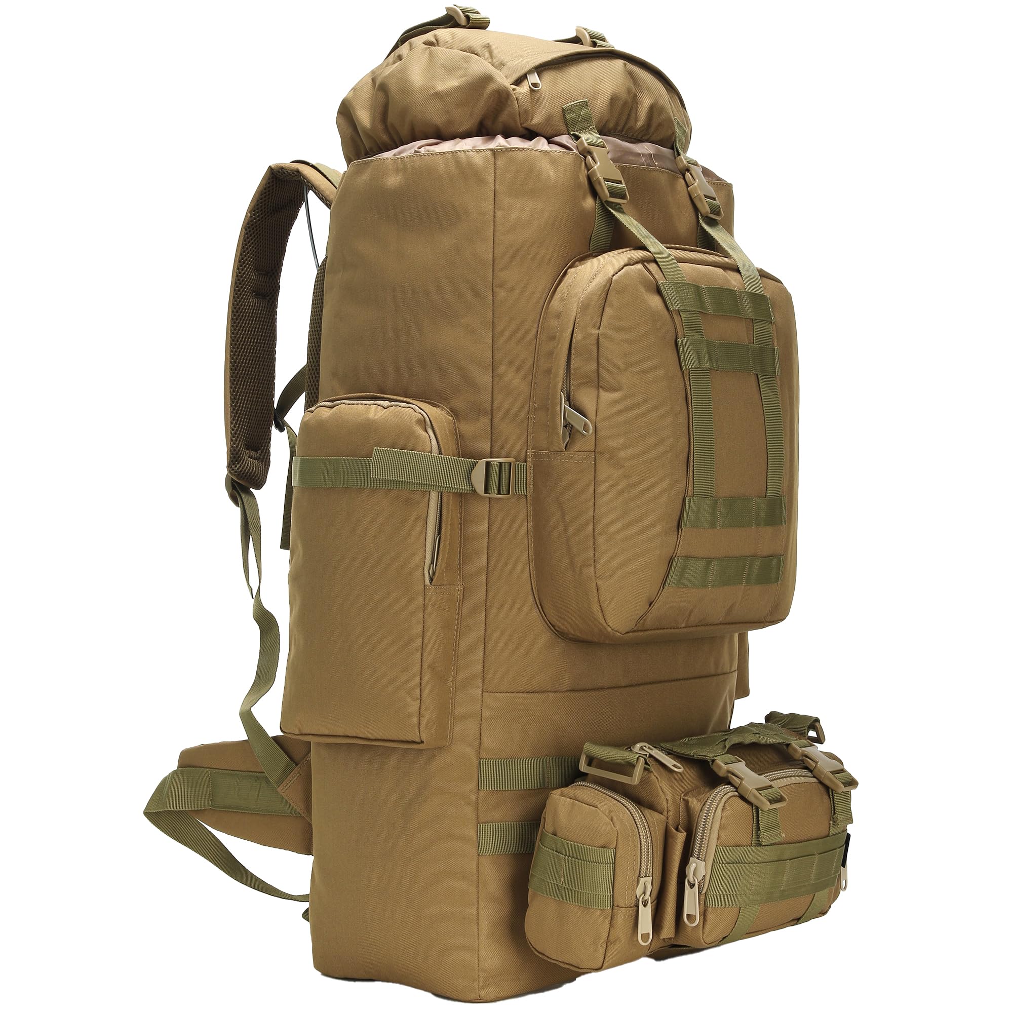 King'sGuard 100L Camping Hiking Backpack Molle Rucksack Military Camping Backpacking Daypack