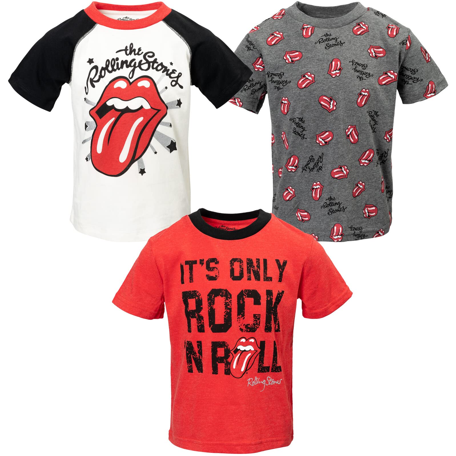 Rolling Stones3 Pack Raglan Graphic T-Shirt