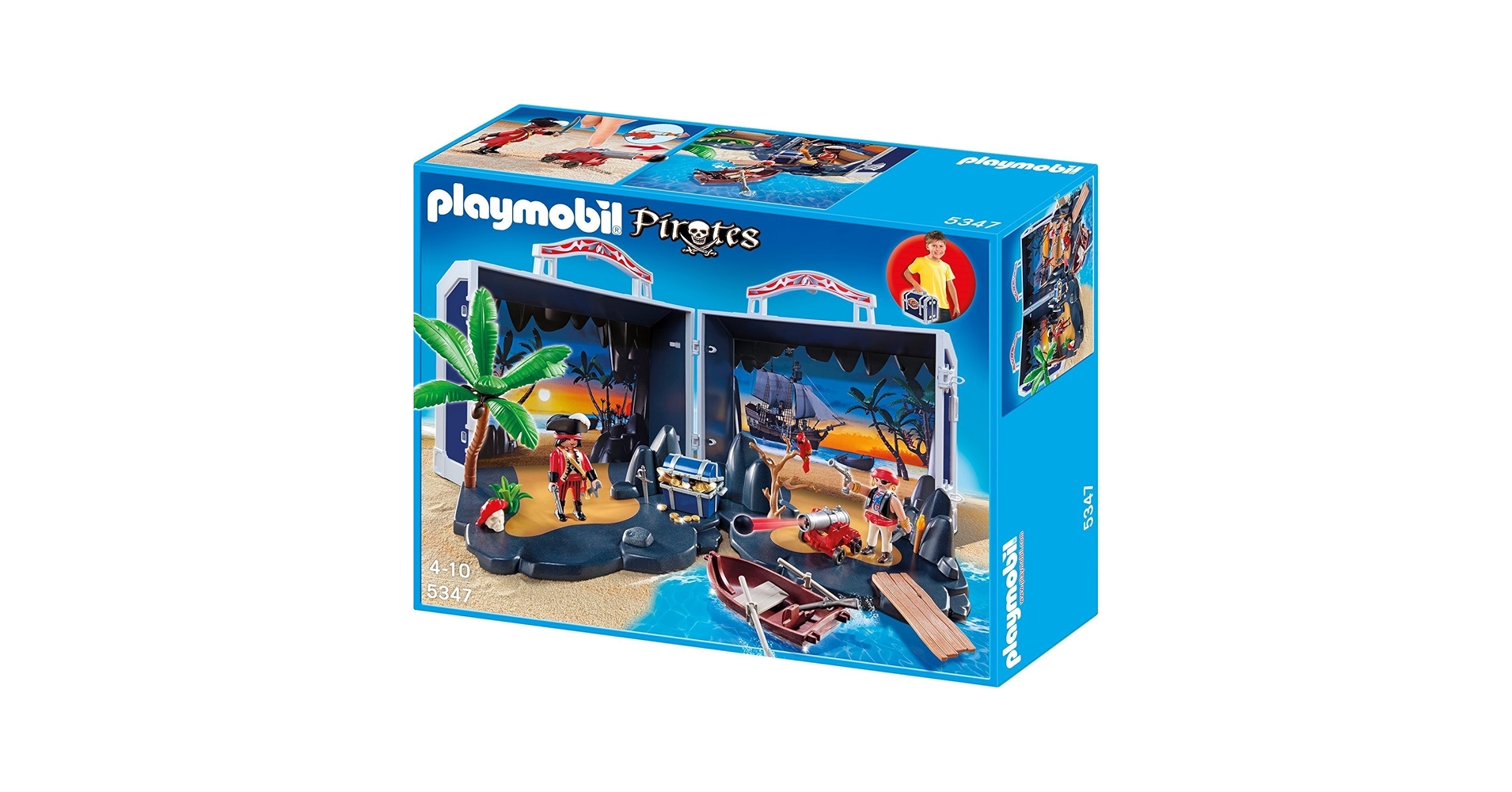 PLAYMOBIL 5347 Piratenschatzkoffer: Amazon.de: Spielzeug