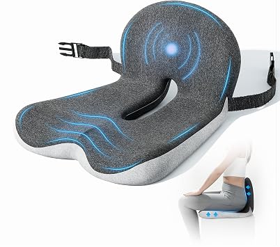 Seat Cushion, Memory Foam Truck Driver & Office Chair Cushion