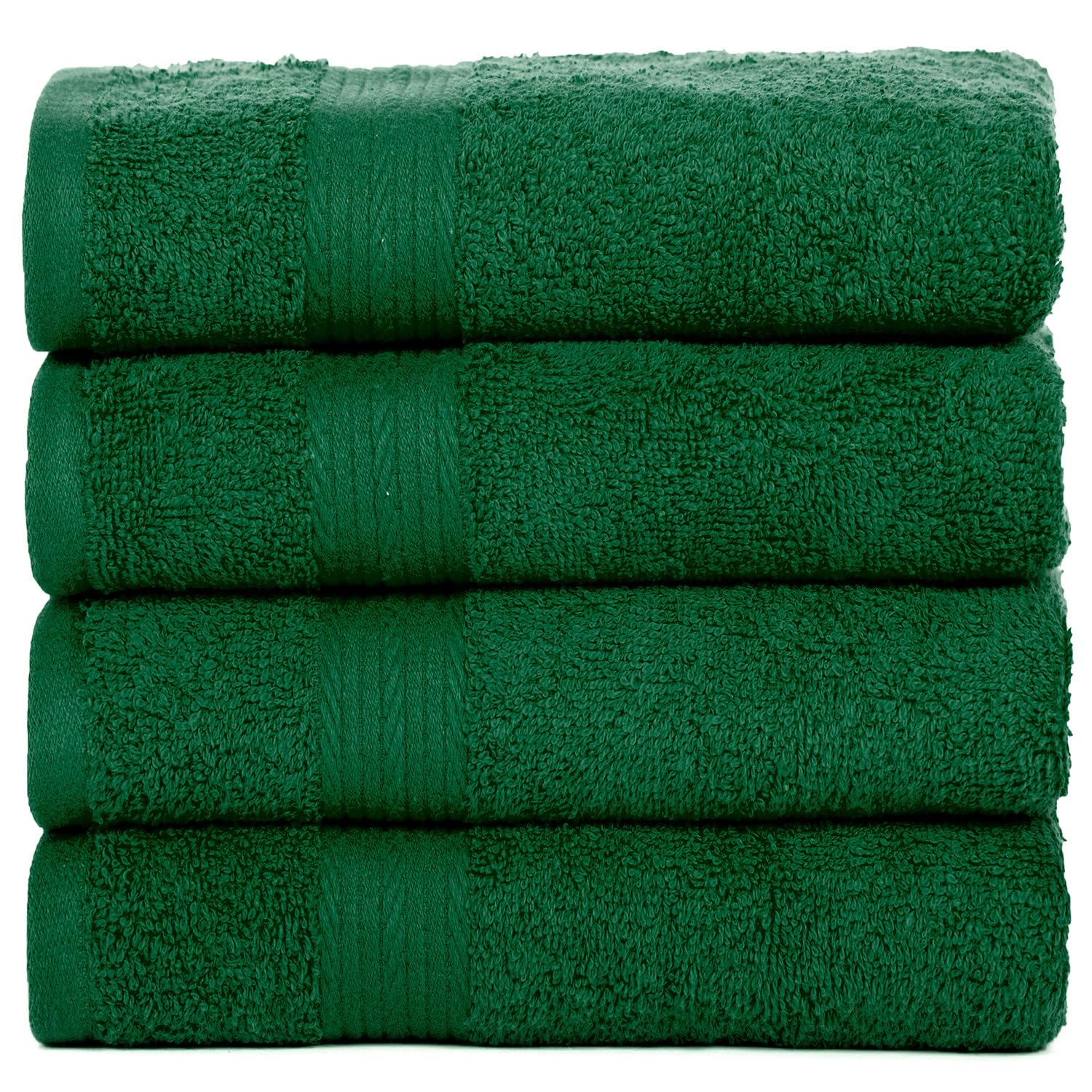 Amazon.com: Ample Decor Hand Towels Set of 4 600 GSM 100% Cotton Soft Absorbent Thick Premium ...