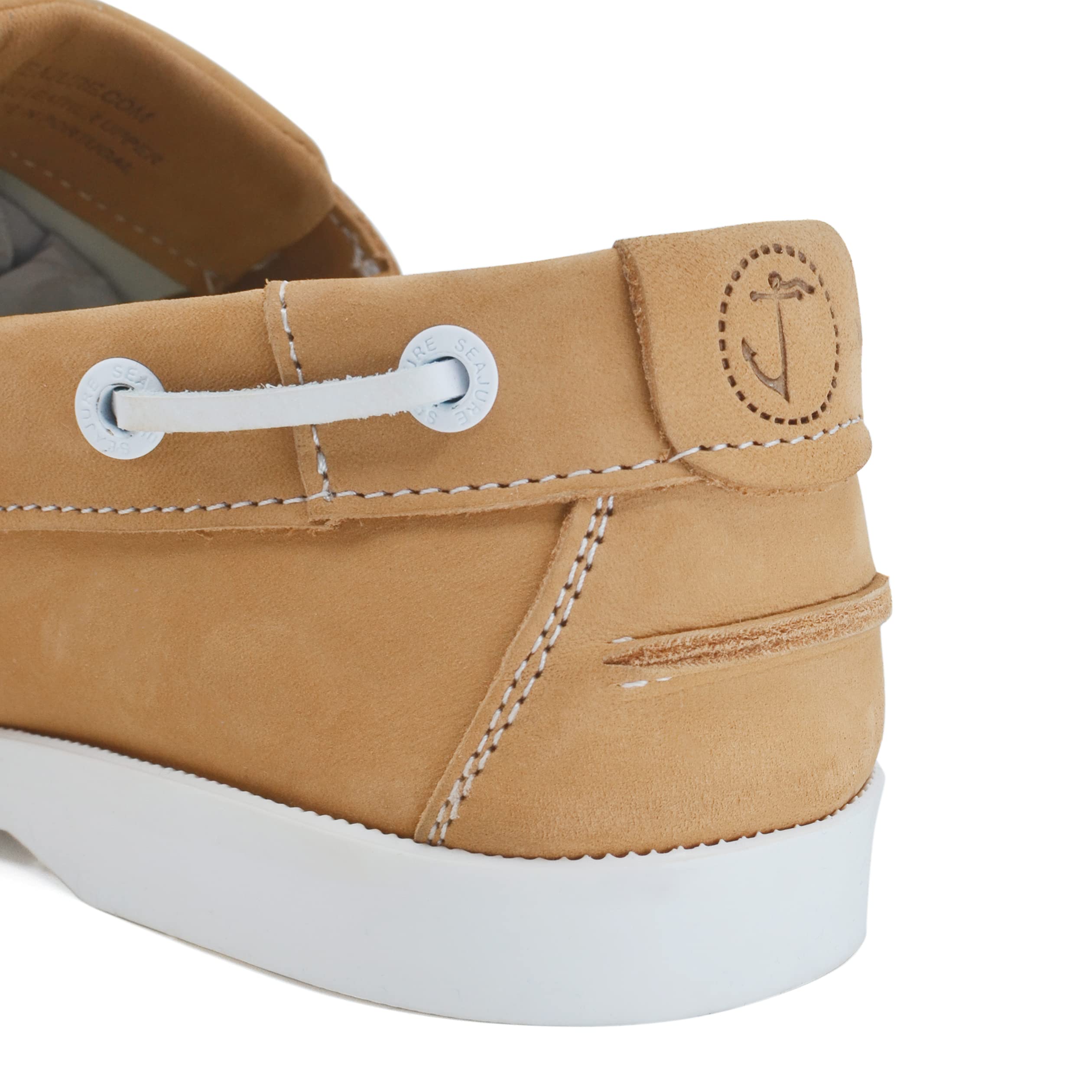 Seajure Scarpe da Barca da Donna Noordhoek in Pelle Nabuk Camel