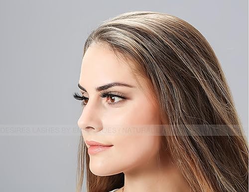 Miniatura 7 de EMILYSTORES Extensiones de pestañas de 0.004 in de grosor, rizo D, longitud de 0.669 in, pestañas postizas de visón de seda en una bandeja
