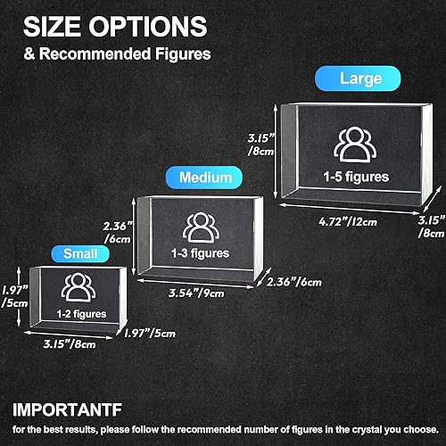 Miniatura 6 de Foto de cristal 3D, regalos personalizados para mujeres, mamá, papá, pareja, regalos personalizados con tu propia foto, imagen de vidrio grabada con