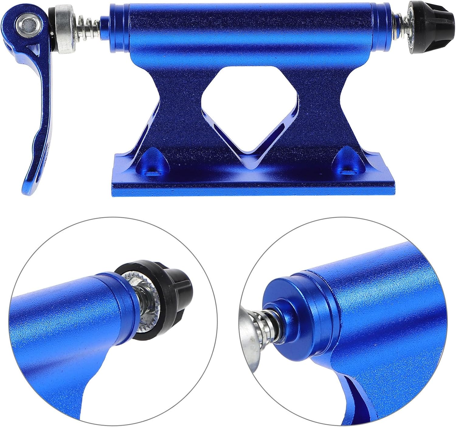 GALPADA Bike Fork Mount Bracket Aluminum Alloy Quick Release Front Fork Fixed Clip for Mountain Bike with Enhanced Stability and Stylish Appearance Compatible with Car Roof Rack