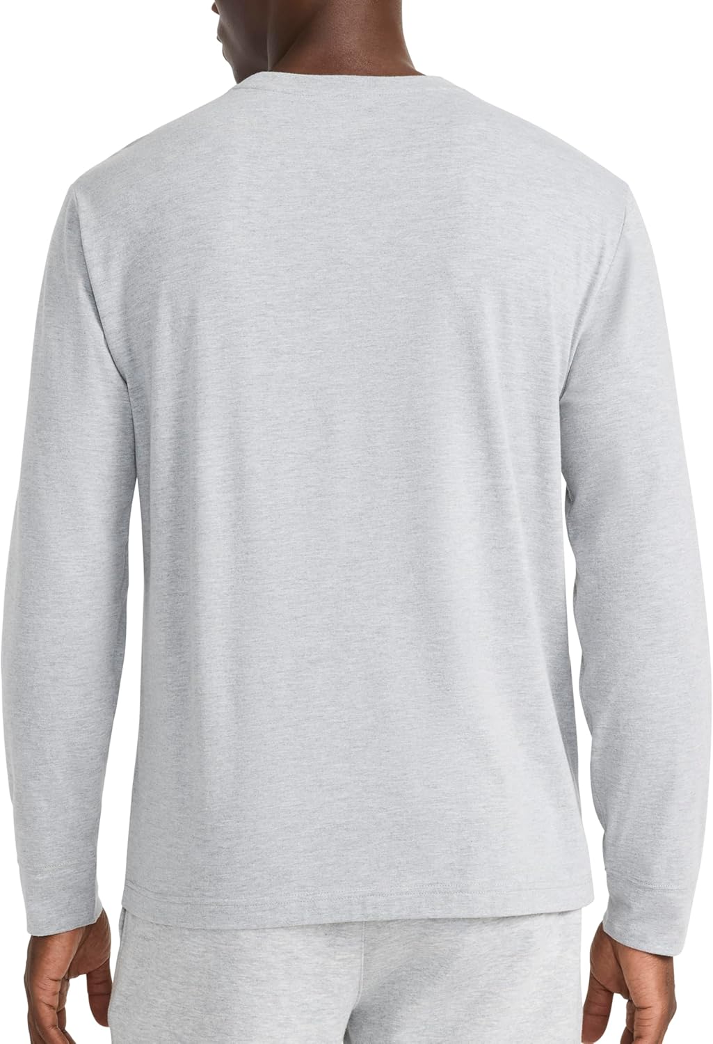 Mens Volt Long Sleeve Crewneck T-Shirt, Standard Fit, Lightweight Cotton-Poly Jersey Fabric - Image 2