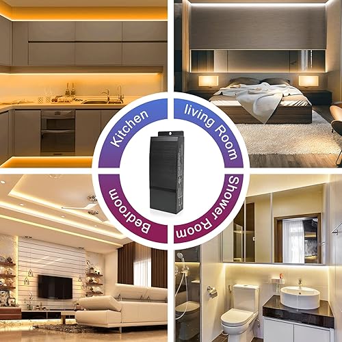 Miniatura 8 de EMITEVER Controlador LED regulable, fuente de alimentación triac de 96 W 24 V, transformador LED de CA a CC para luz LED, compatible con atenuador