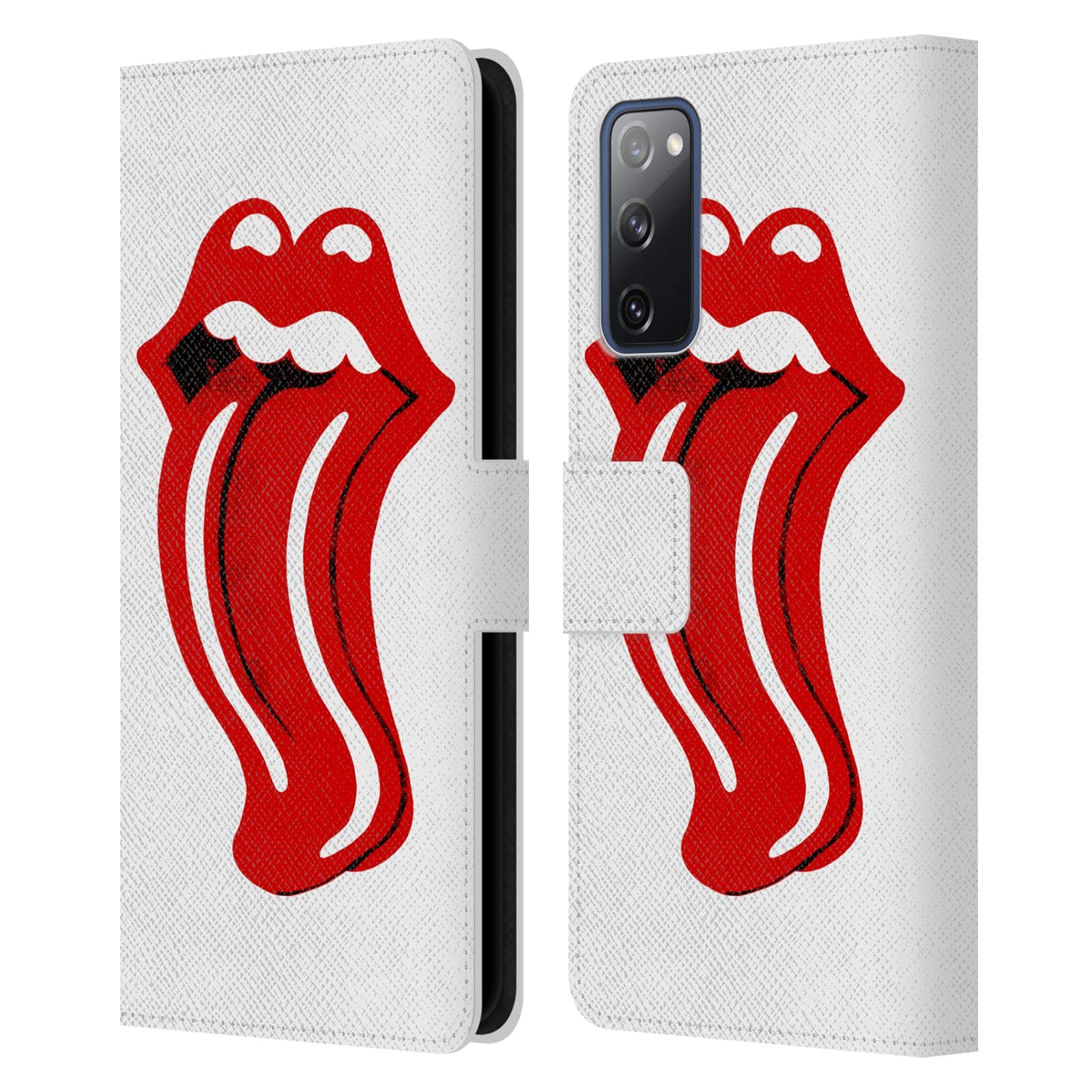 Carcasa Samsung Galaxy S20 FE de cuero tipo libro con diseño The Rolling Stones 7