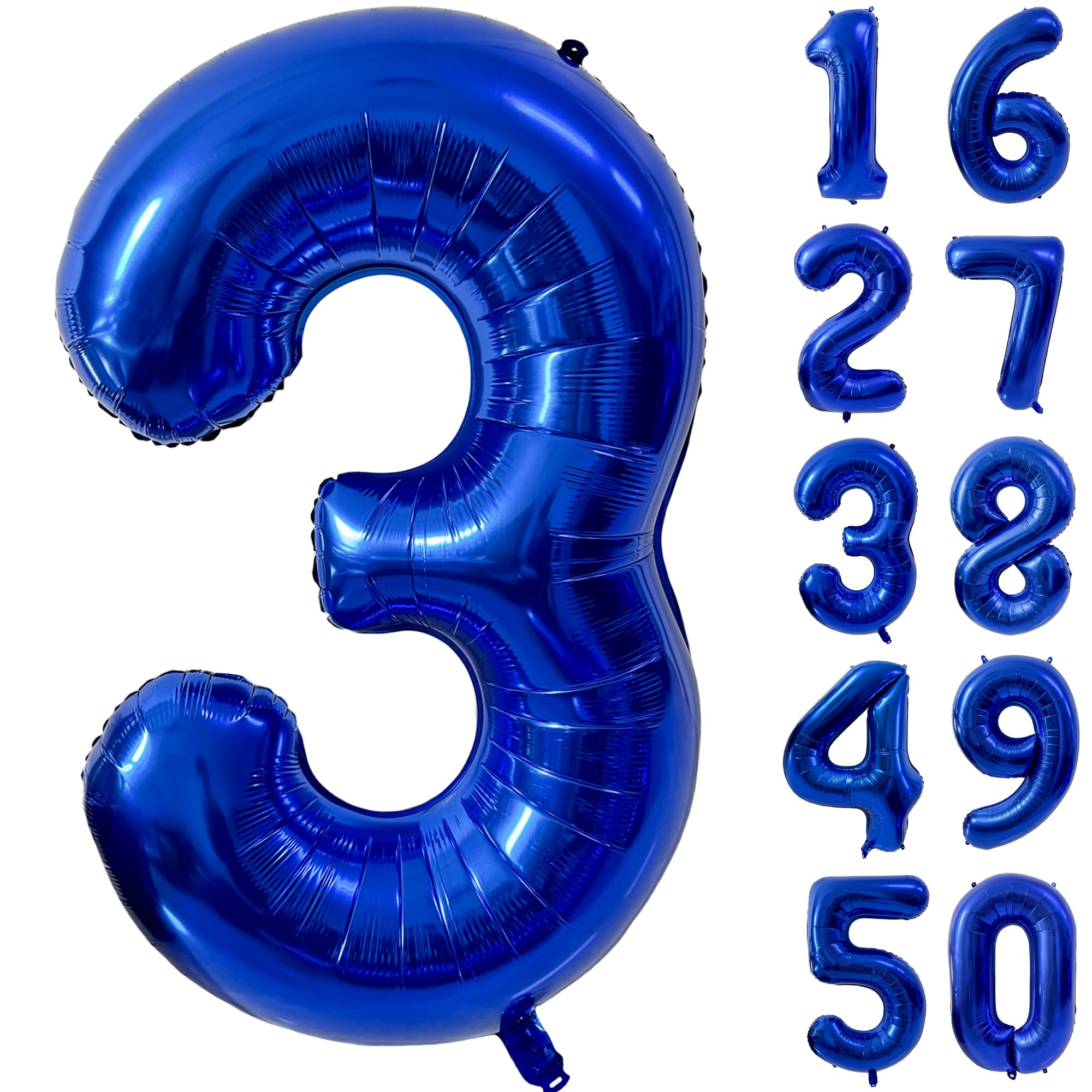 Red 0 balloon 40 Inch Giant Helium Foil Number 0 to 9 Red Balloon Birthday Wedding Party Digital Decorations (Number 0) — view 163