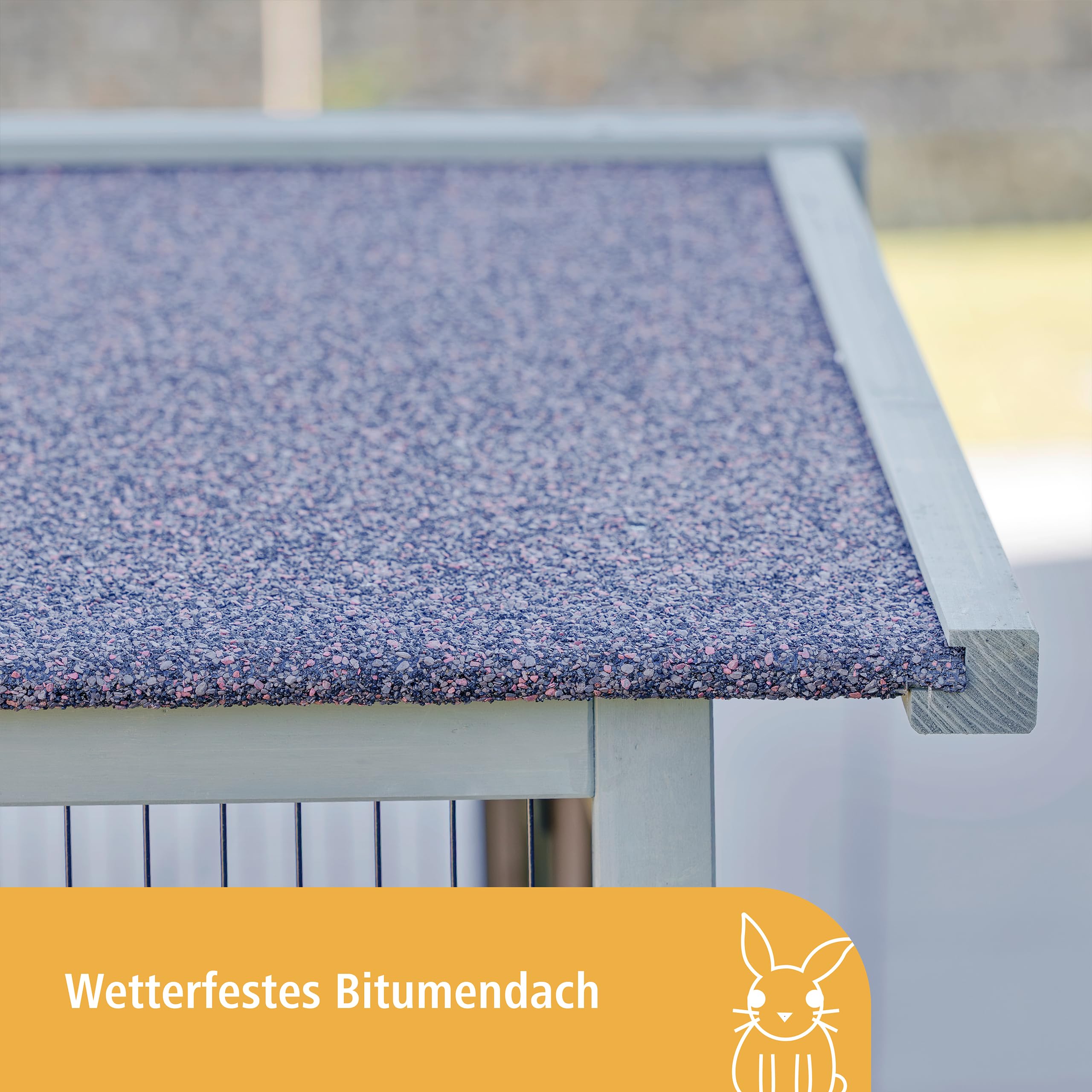 Kerbl Pet Nagerstall Suite, 134x115x111 cm, Kaninchenstall, Hasenstall, Holz, Kaninchen, Hasen