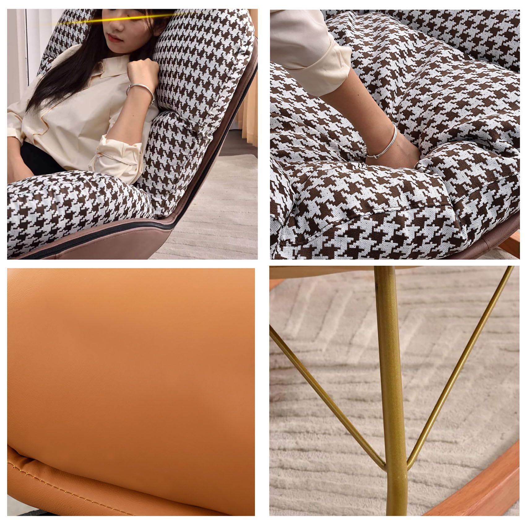 Amazon｜ロッキングチェア リクライニングチェア 200kg耐荷重