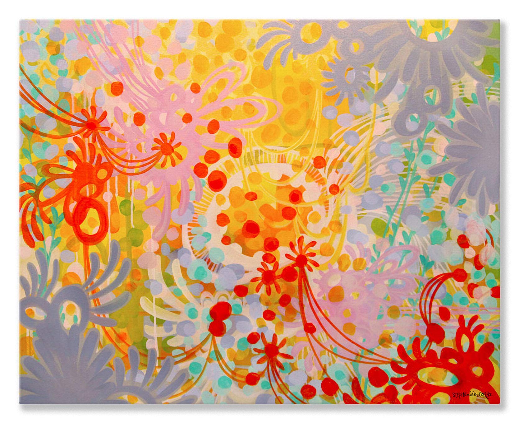 GreenBox - Pop Rocks 24x18 Canvas Wall Art, by Stephanie Corfee