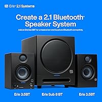 Vista 6 de PreSonus Eris 3.5BT - Monitores de estudio de 3.5 pulgadas (8.9 cm), par — Altavoces estantería alimentados, estéreo, para computadora