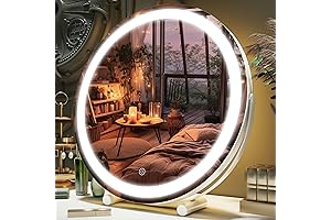 Vierose 18 Inch Large Vanity Mirror with Dimmable LED Lights