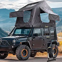 Nice C Barraca inflável de telhado com colchão de ar e escada, barraca de Jeep de caminhão SUV para acampamento, barracas pop-up de fácil configuração com bomba, barracas terrestres à prova d'água à