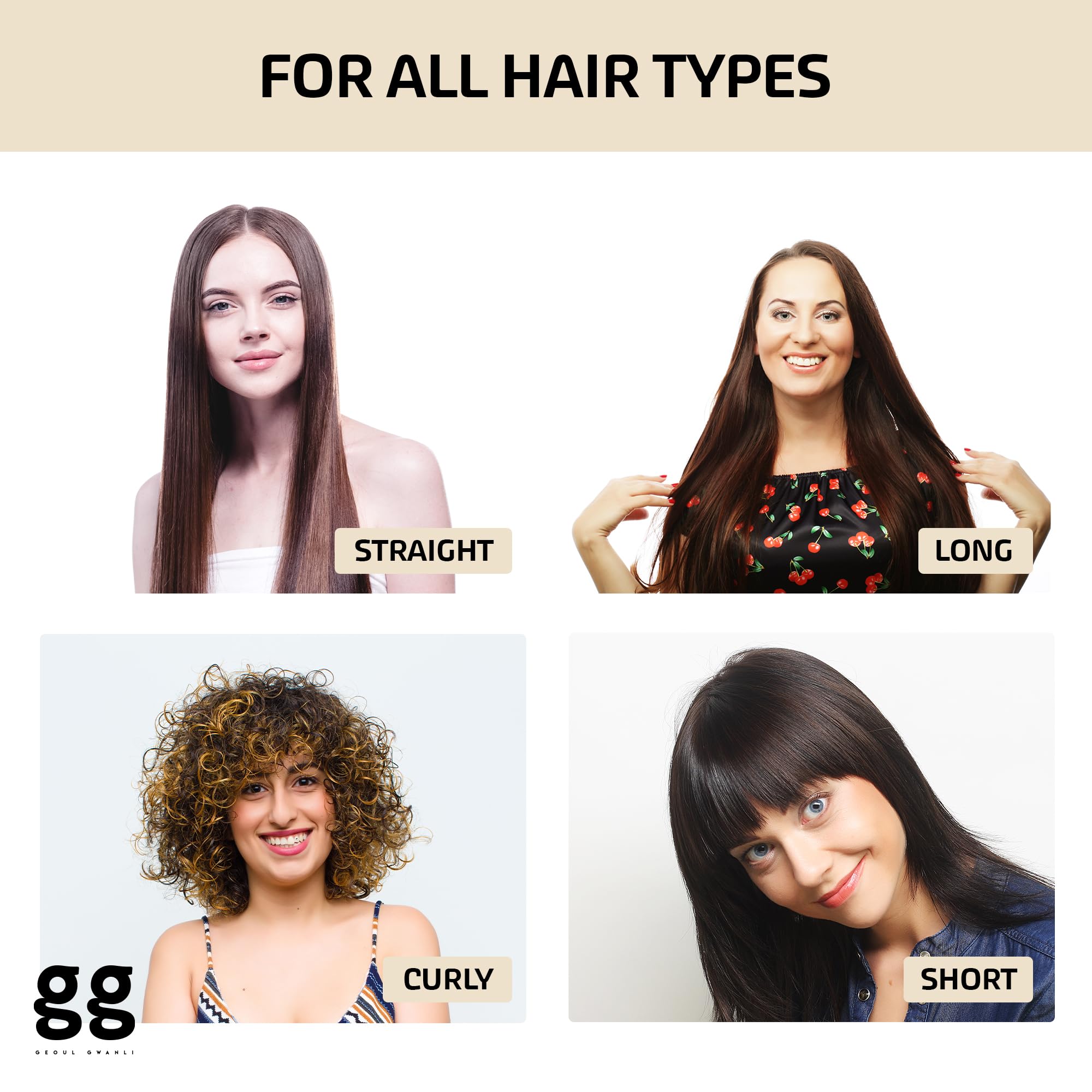 Geoul Gwanli GLAMWAVE Heatless Curling Rod - Satin Scrunchies, Reusable Hair Curler, No Heat Damage (Vanilla Hair Curlers, One Size) - Image 4