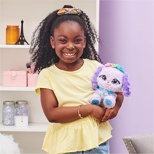 Miniatura 7 de Fairy Puppy - Juguete interactivo sorpresa de peluche con más de 100 sonidos y acciones (el estilo puede variar), regalos para niñas, juguetes para